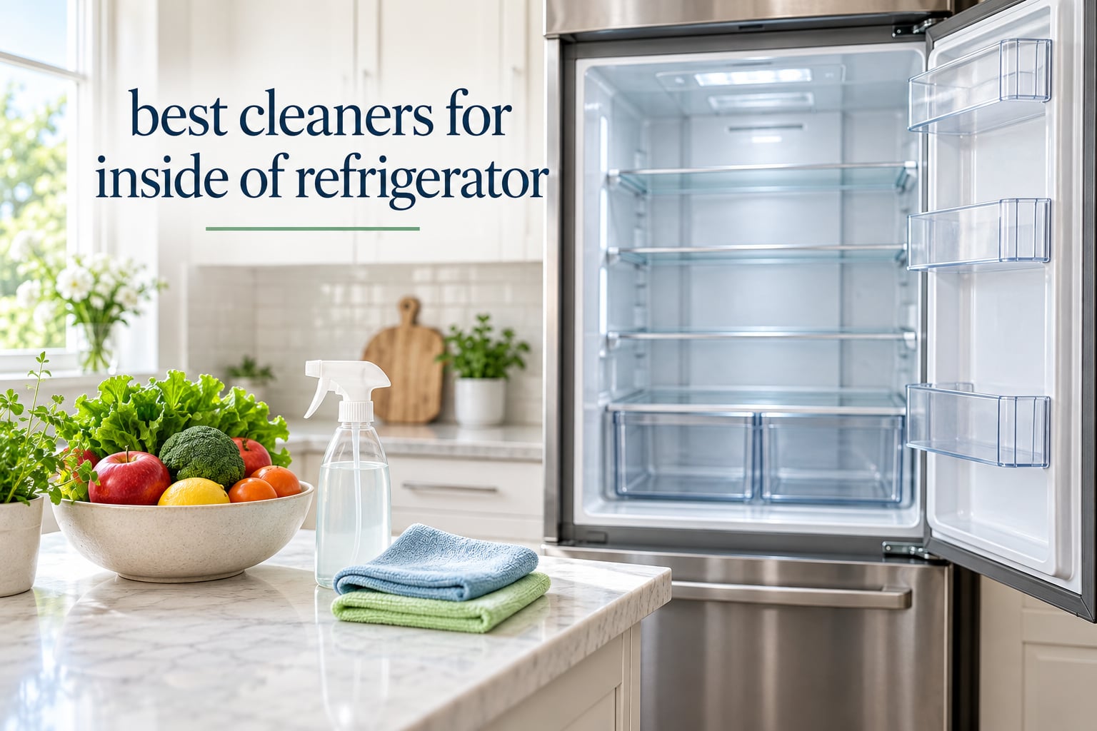 best cleaners for inside of refrigerator