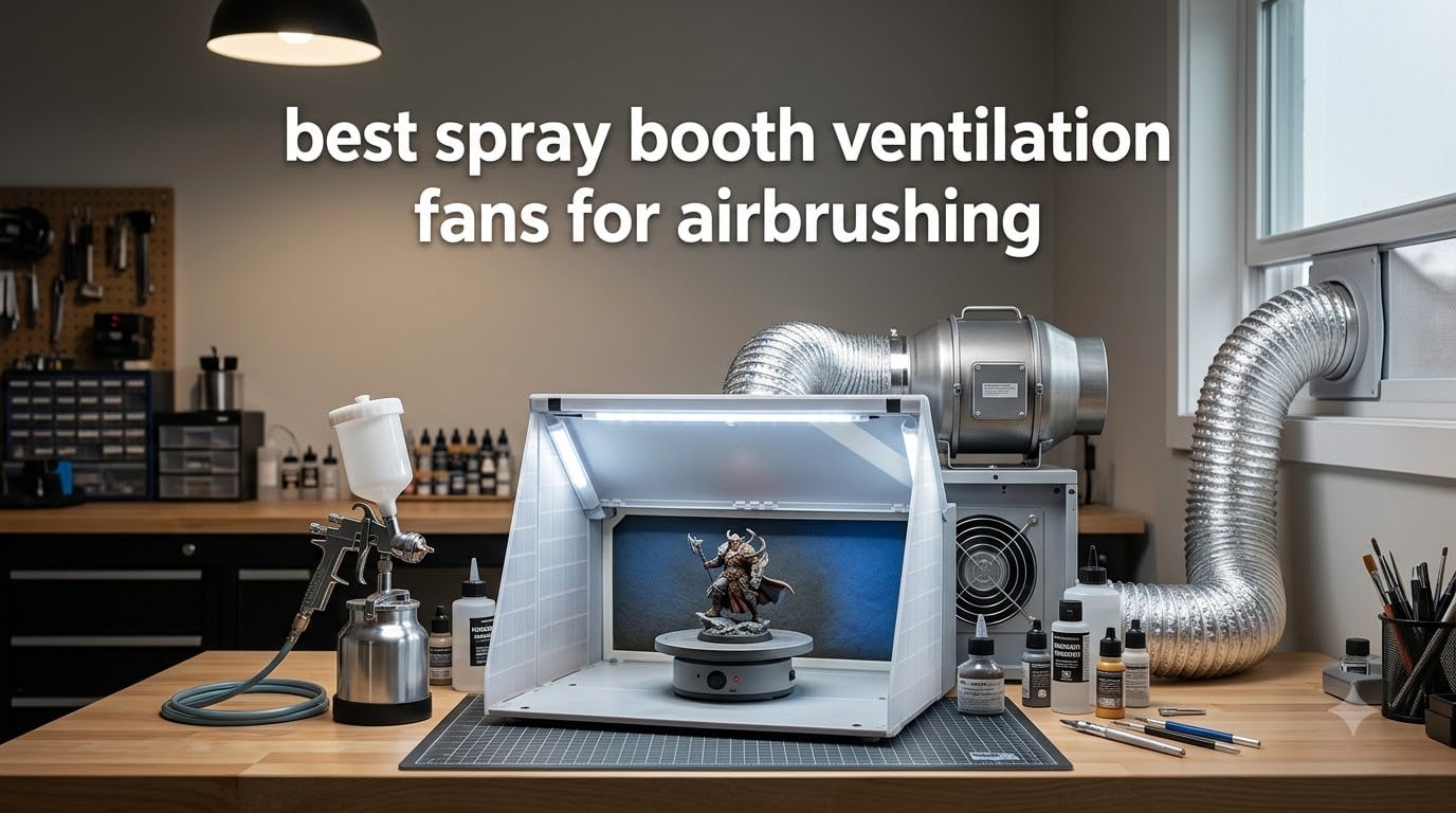 best spray booth ventilation fans for airbrushing