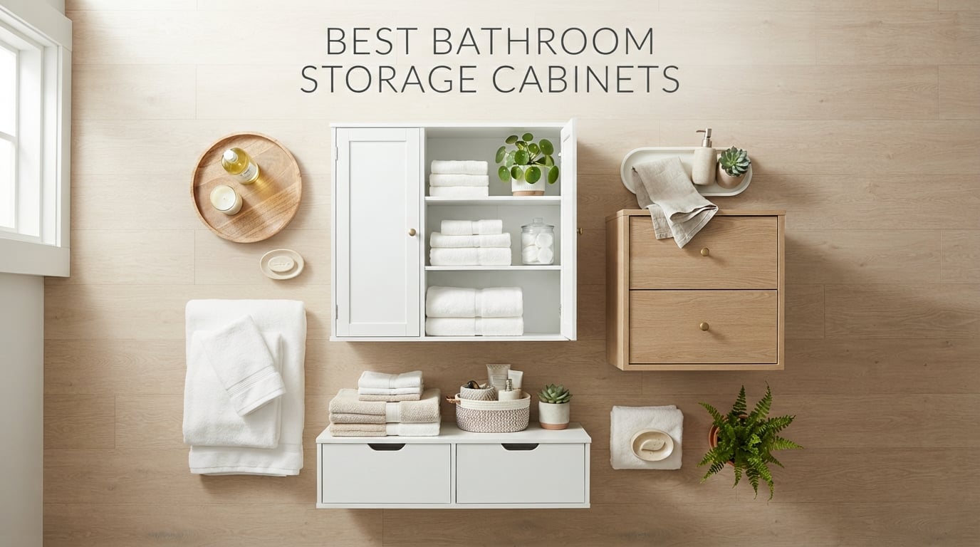 best bathroom storage cabinets