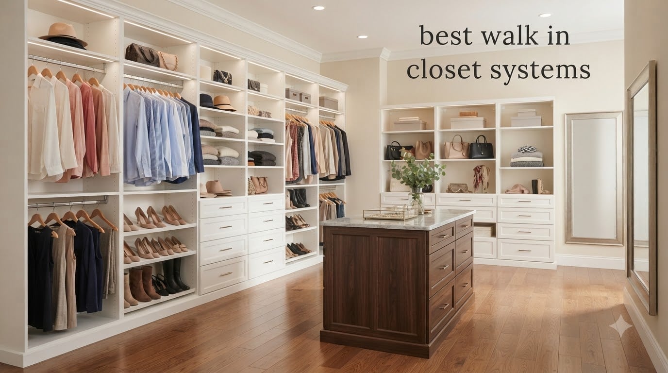 best walk in closet systems