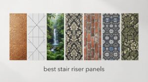best stair riser panels