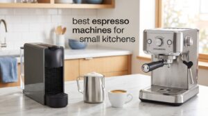 best espresso machines for small kitchens