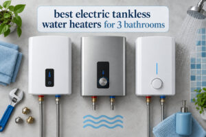 best electric tankless water heaters for 3 bathrooms