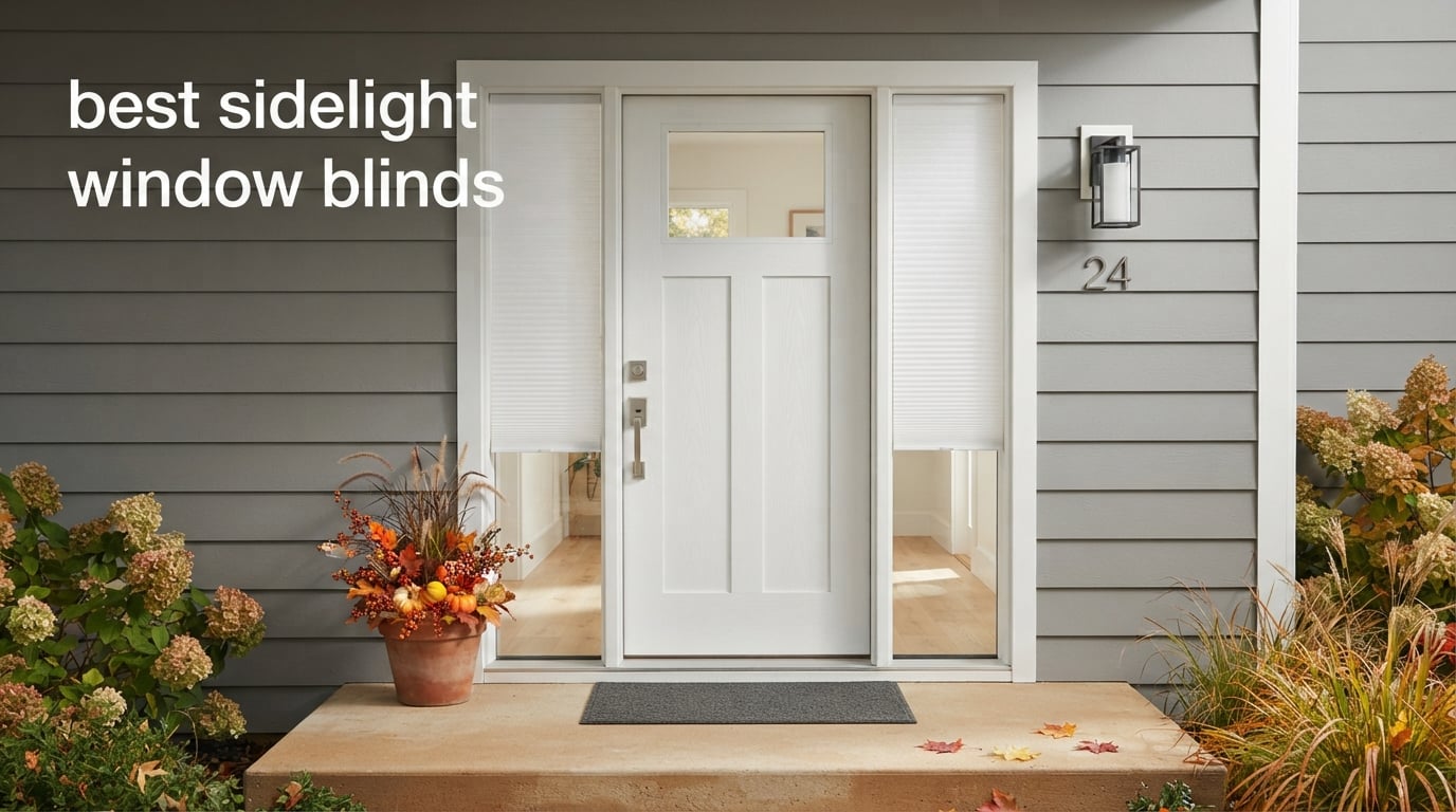 best sidelight window blinds