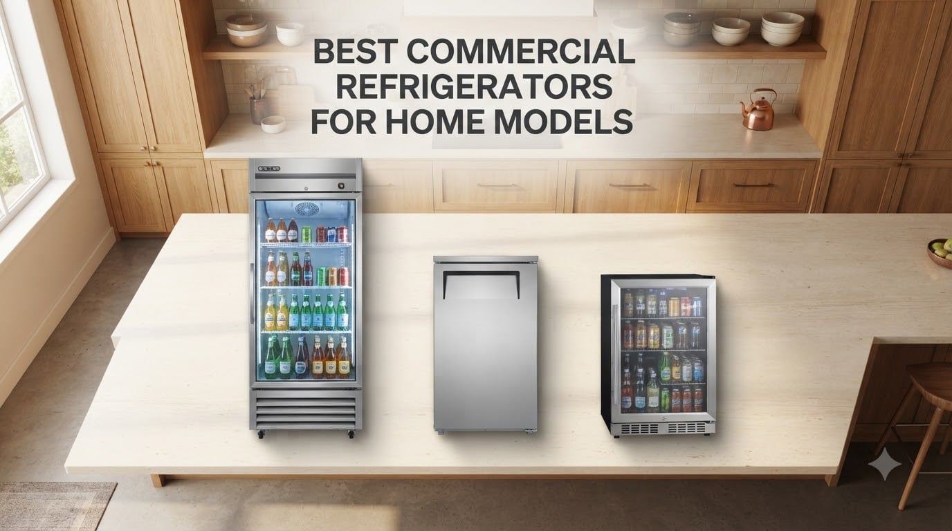best commercial refrigerators for home models