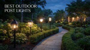 best outdoor post lights