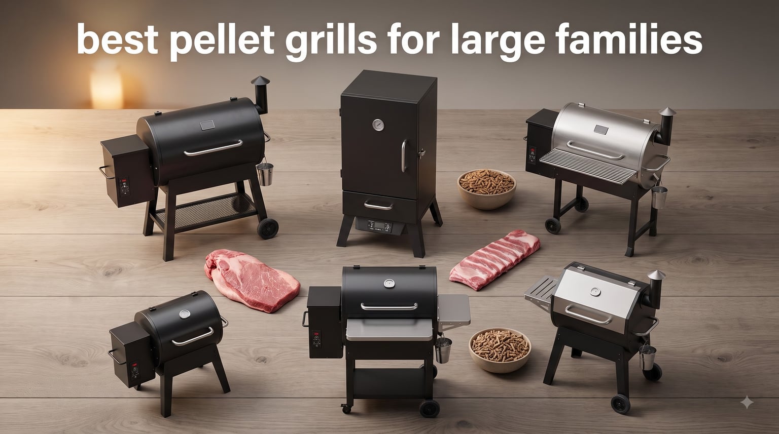 best pellet grills for large families