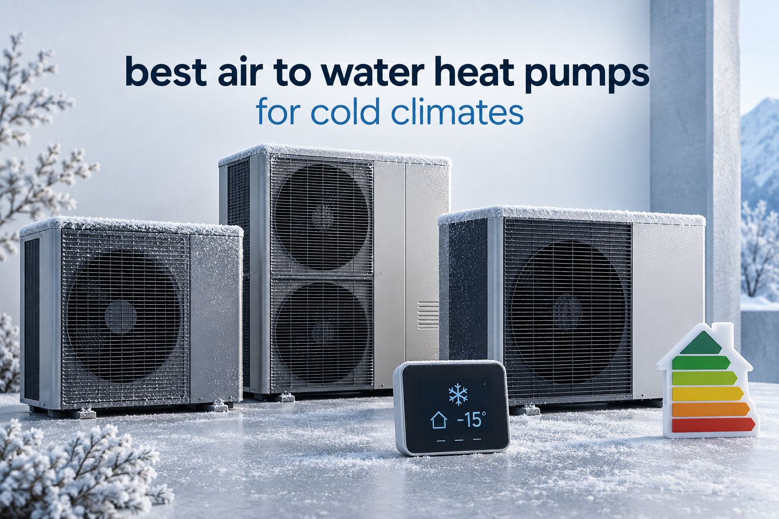 best air to water heat pumps for cold climates