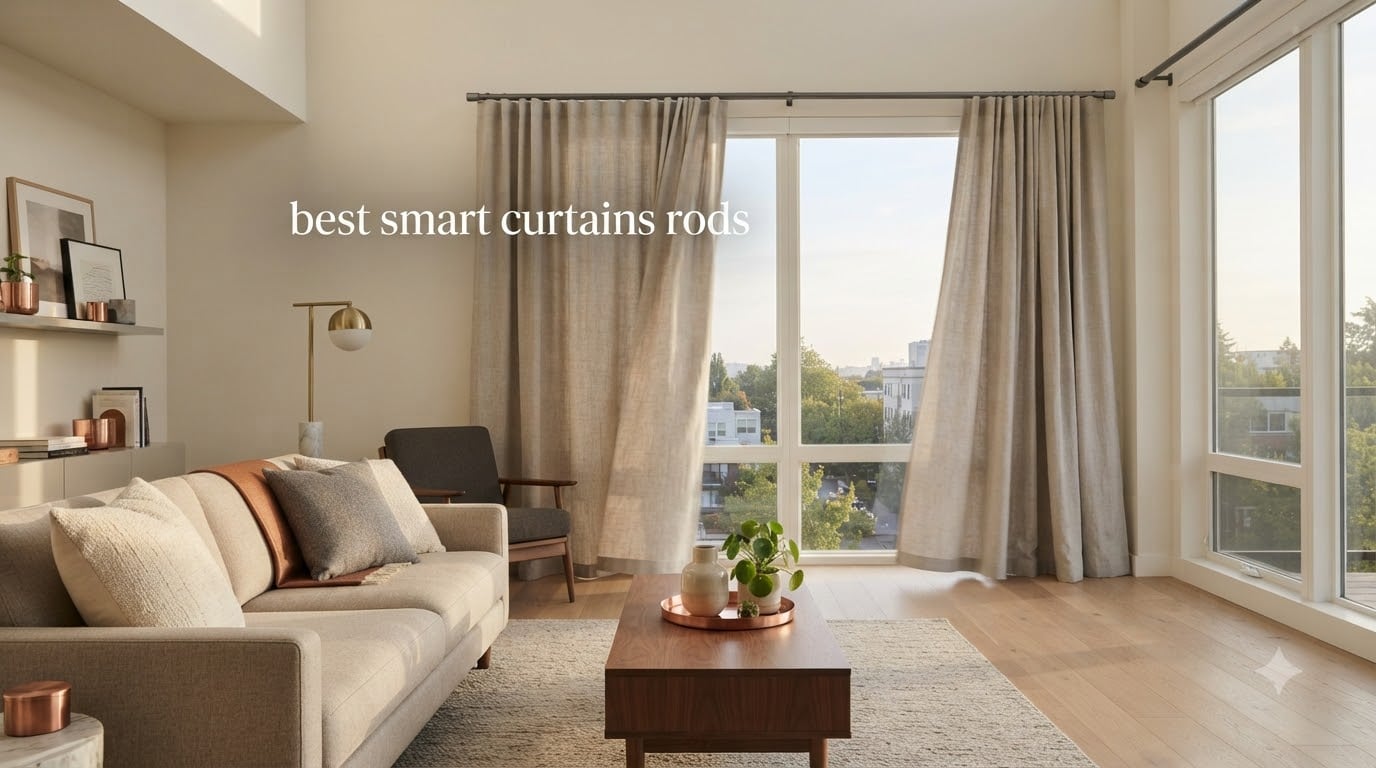 best smart curtains rods