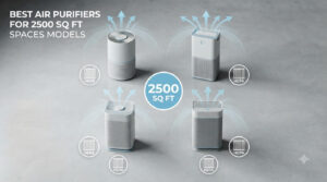 best air purifiers for 2500 sq ft spaces models