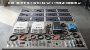 best high wattage rv solar panel systems for dual ac
