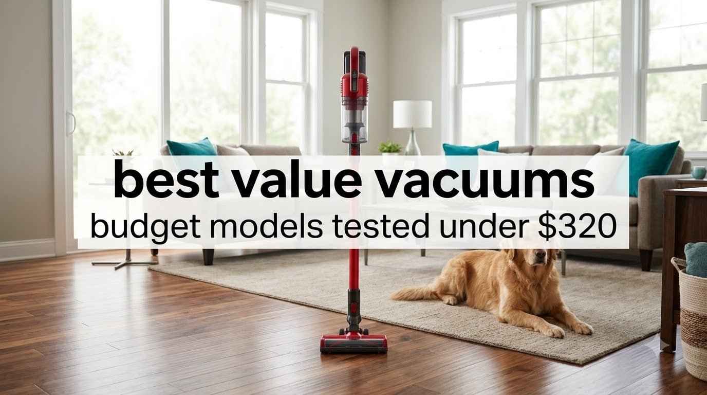 best value vacuums budget models tested under $320