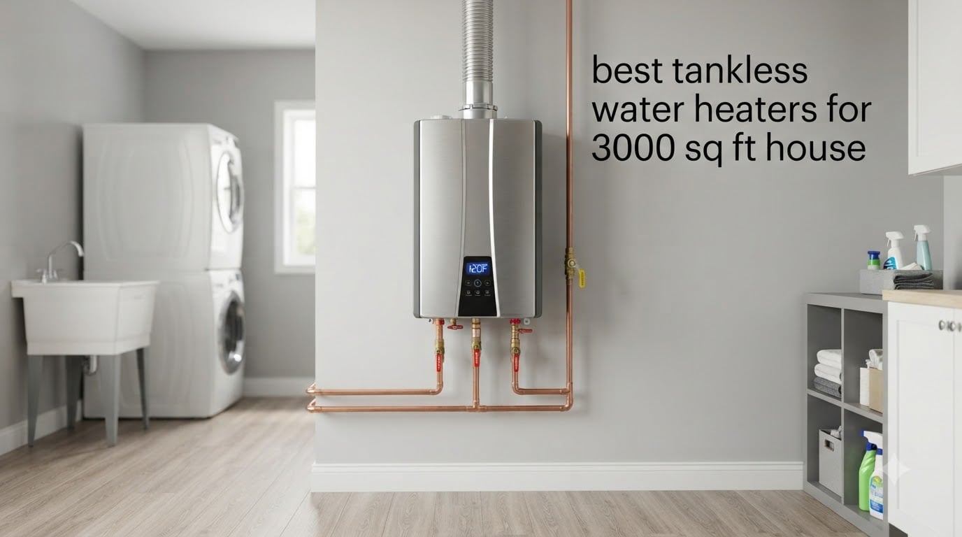 best tankless water heaters for 3000 sq ft house