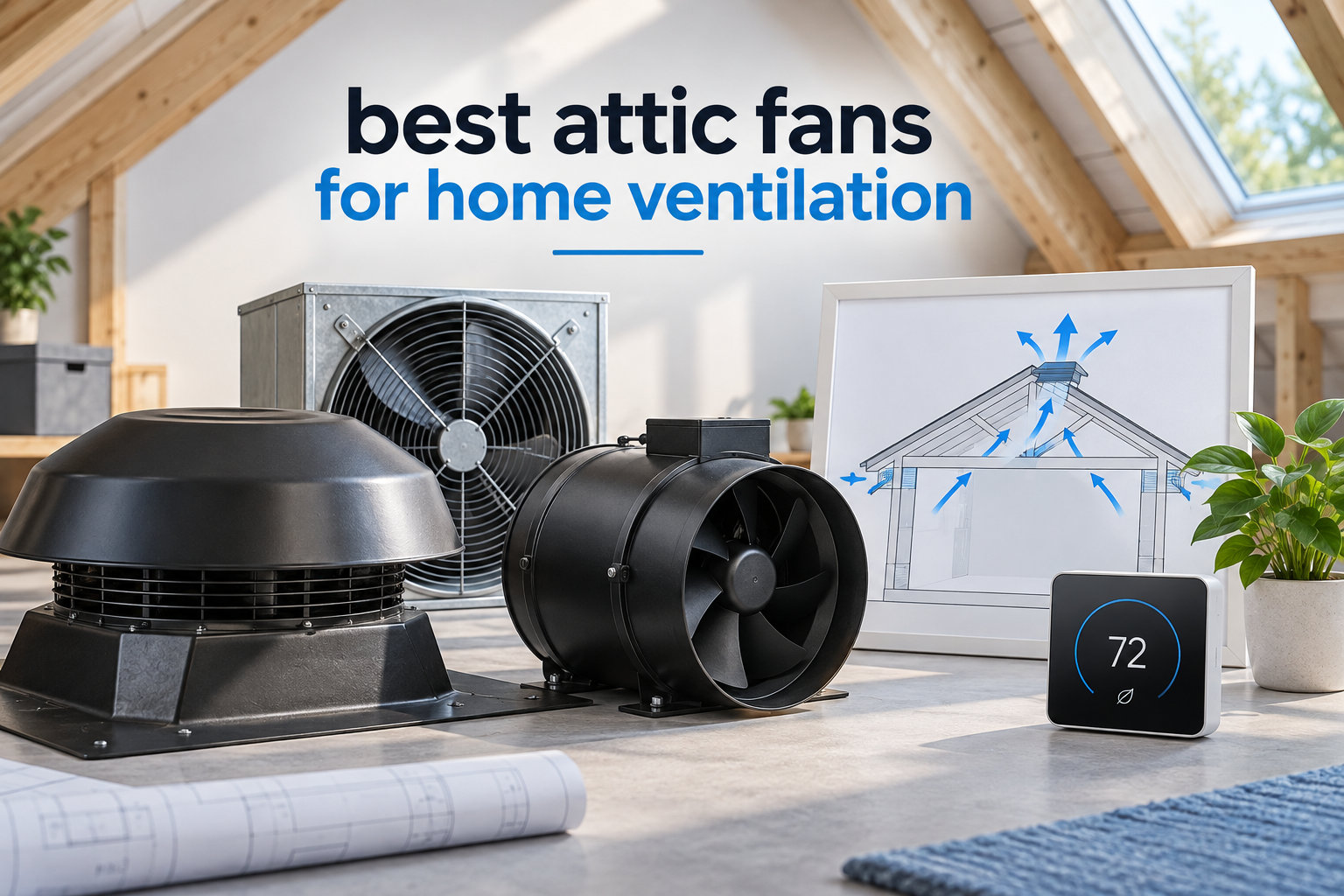 best attic fans for home ventilation