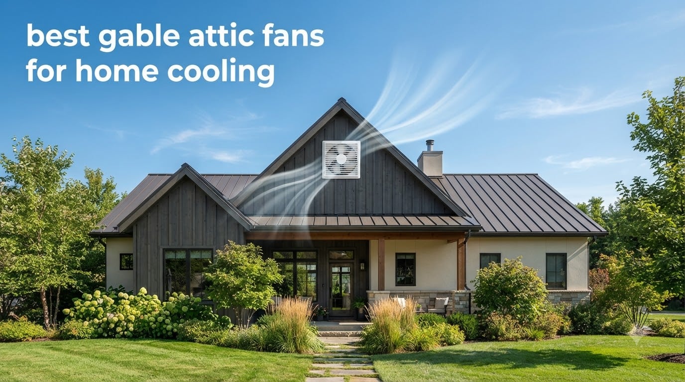 best gable attic fans for home cooling