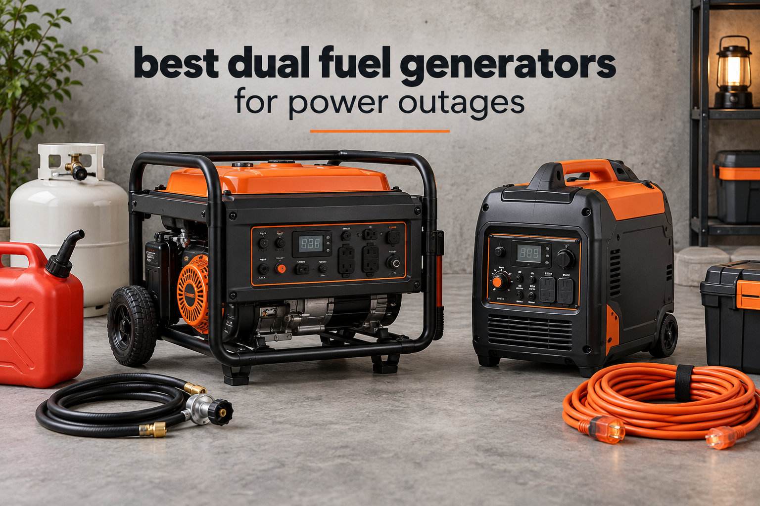 best dual fuel generators for power outages