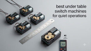 best under table switch machines for quiet operations