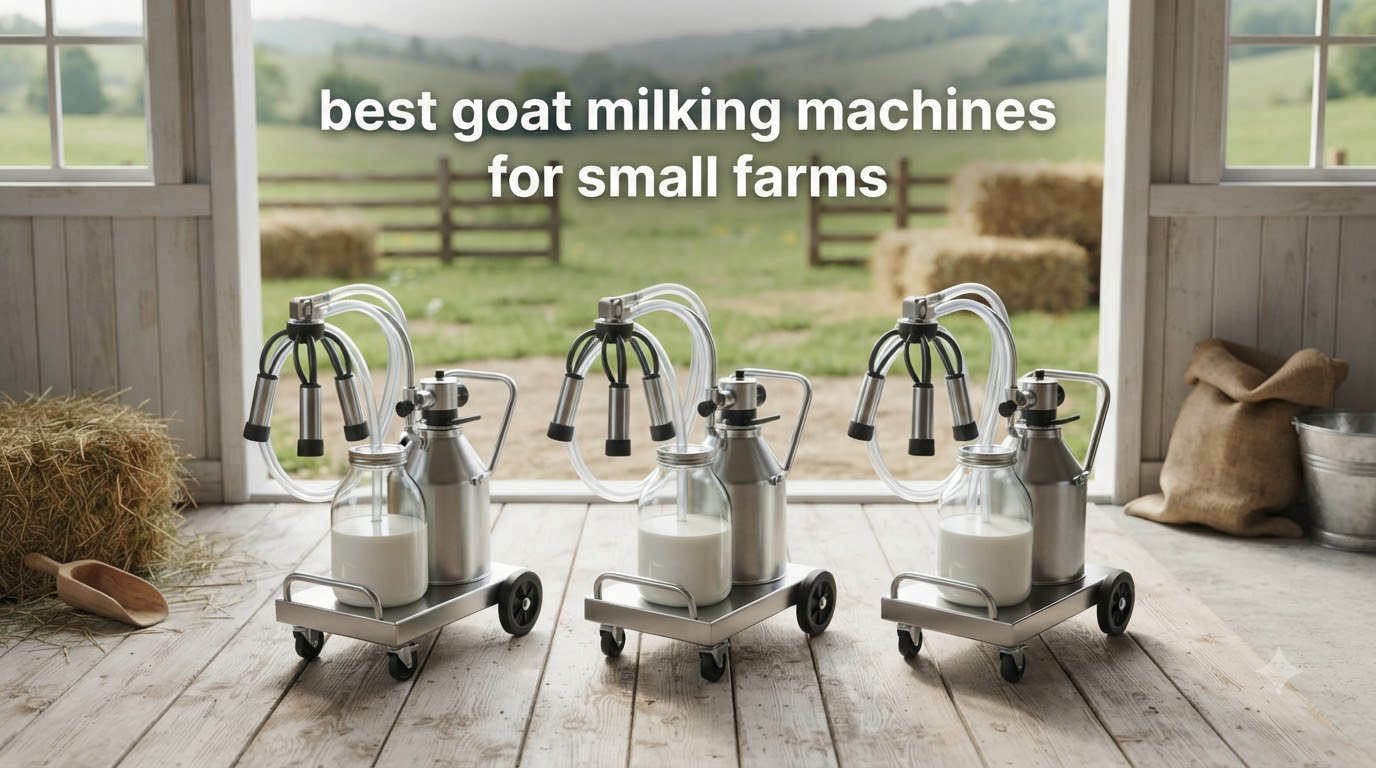 best goat milking machines for small farms