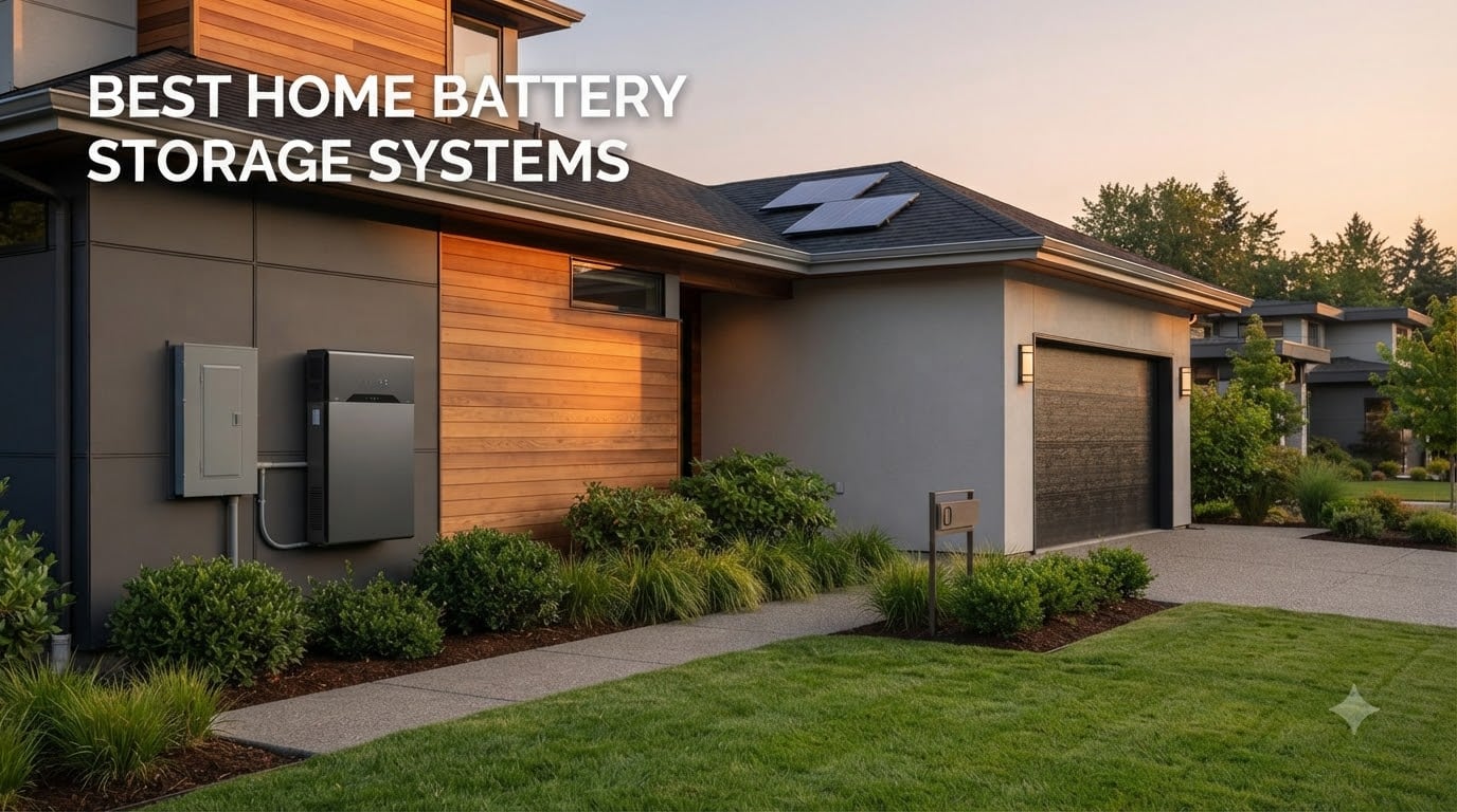 best home battery storage systems
