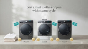 best smart clothes dryers with steam cycle