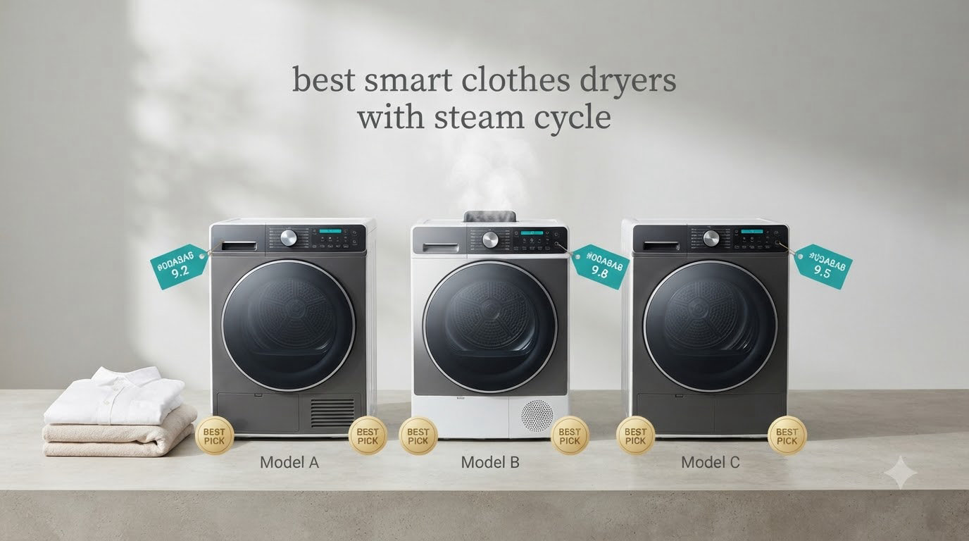 best smart clothes dryers with steam cycle