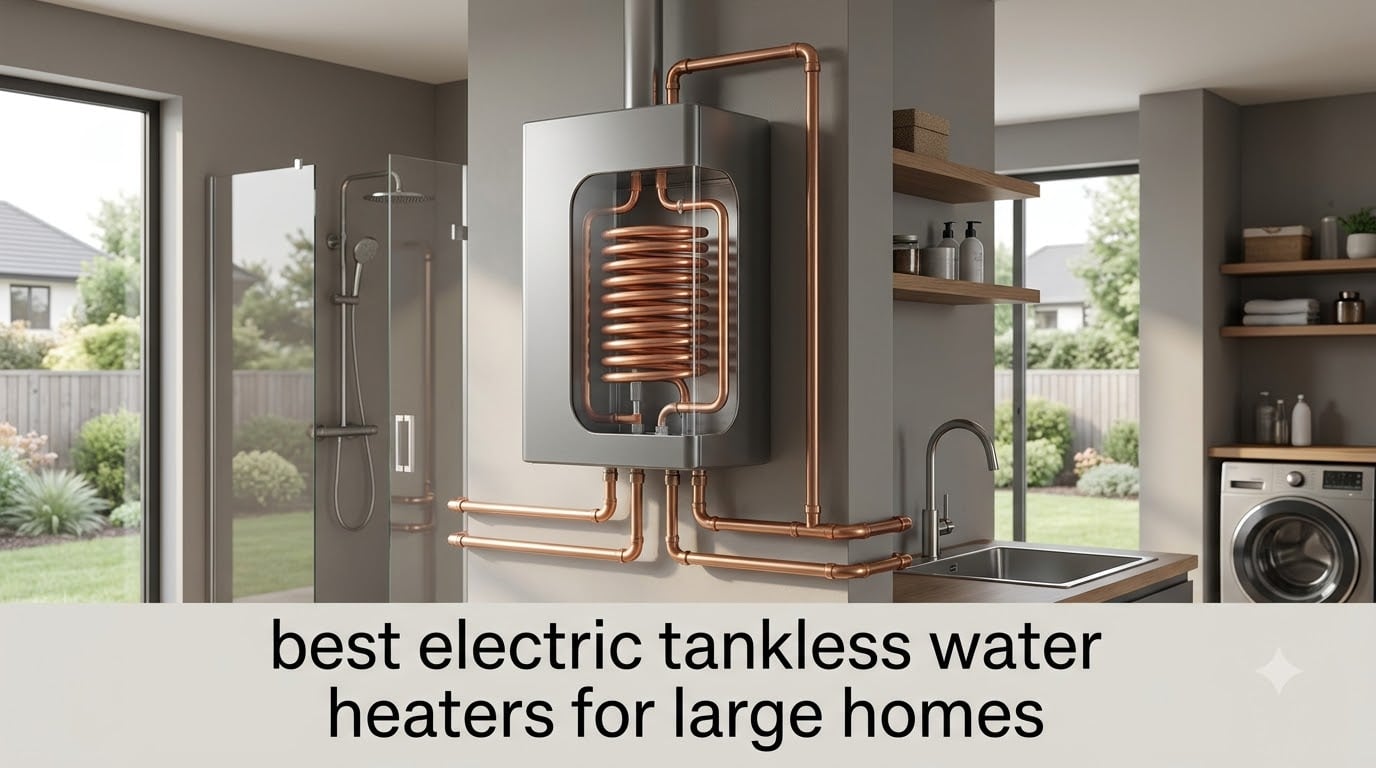 best electric tankless water heaters for large homes