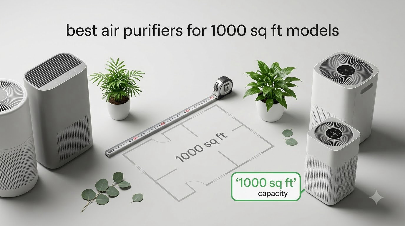 best air purifiers for 1000 sq ft models