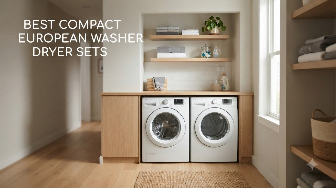 best compact european washer dryer sets