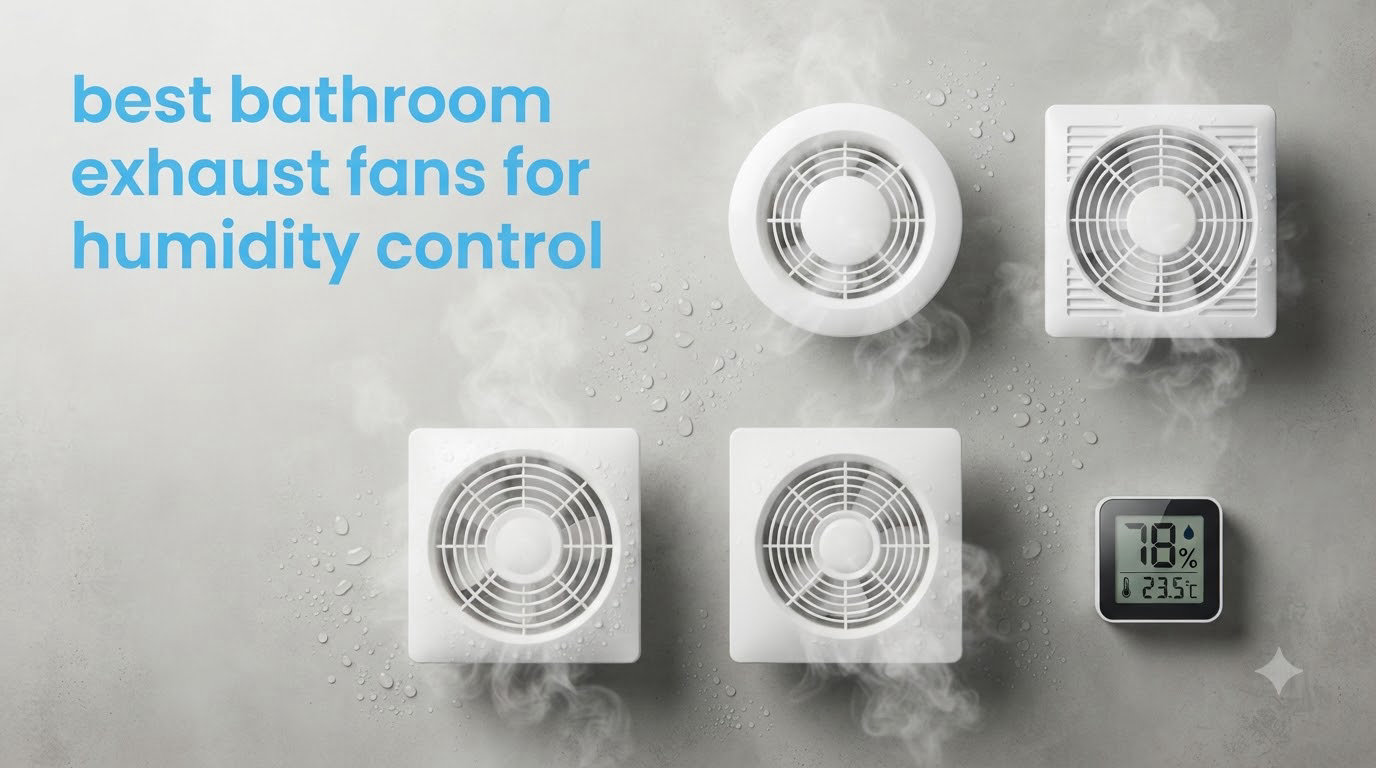 best bathroom exhaust fans for humidity control