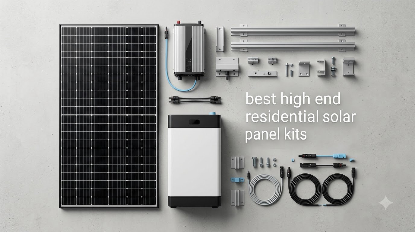 best high end residential solar panel kits
