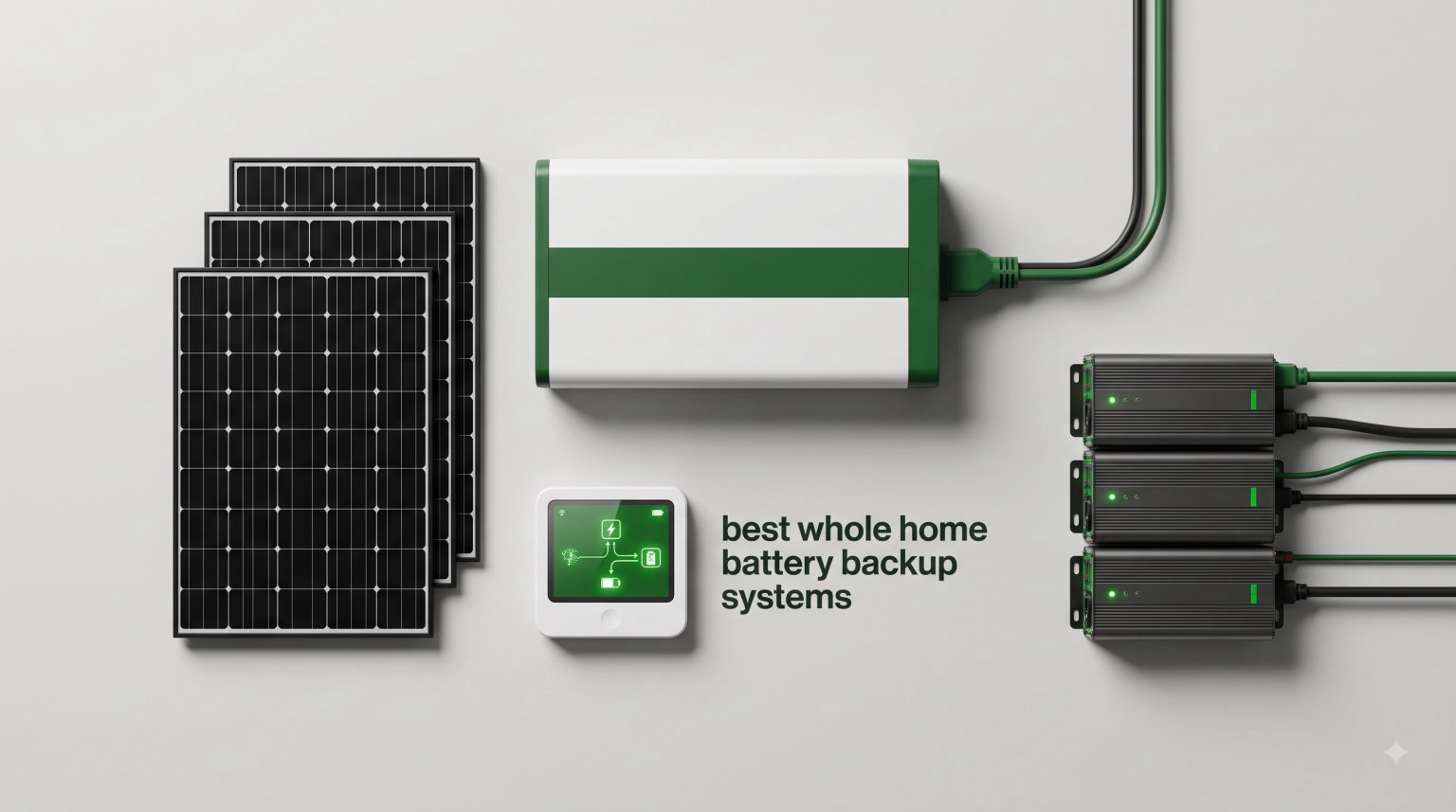 best whole home battery backup systems