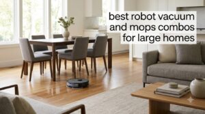 best robot vacuum and mops combos for large homes