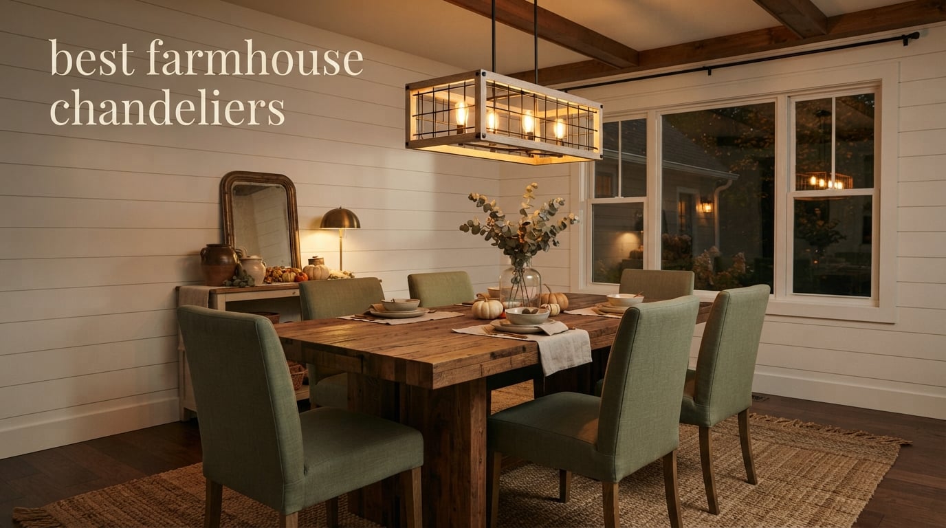 best farmhouse chandeliers