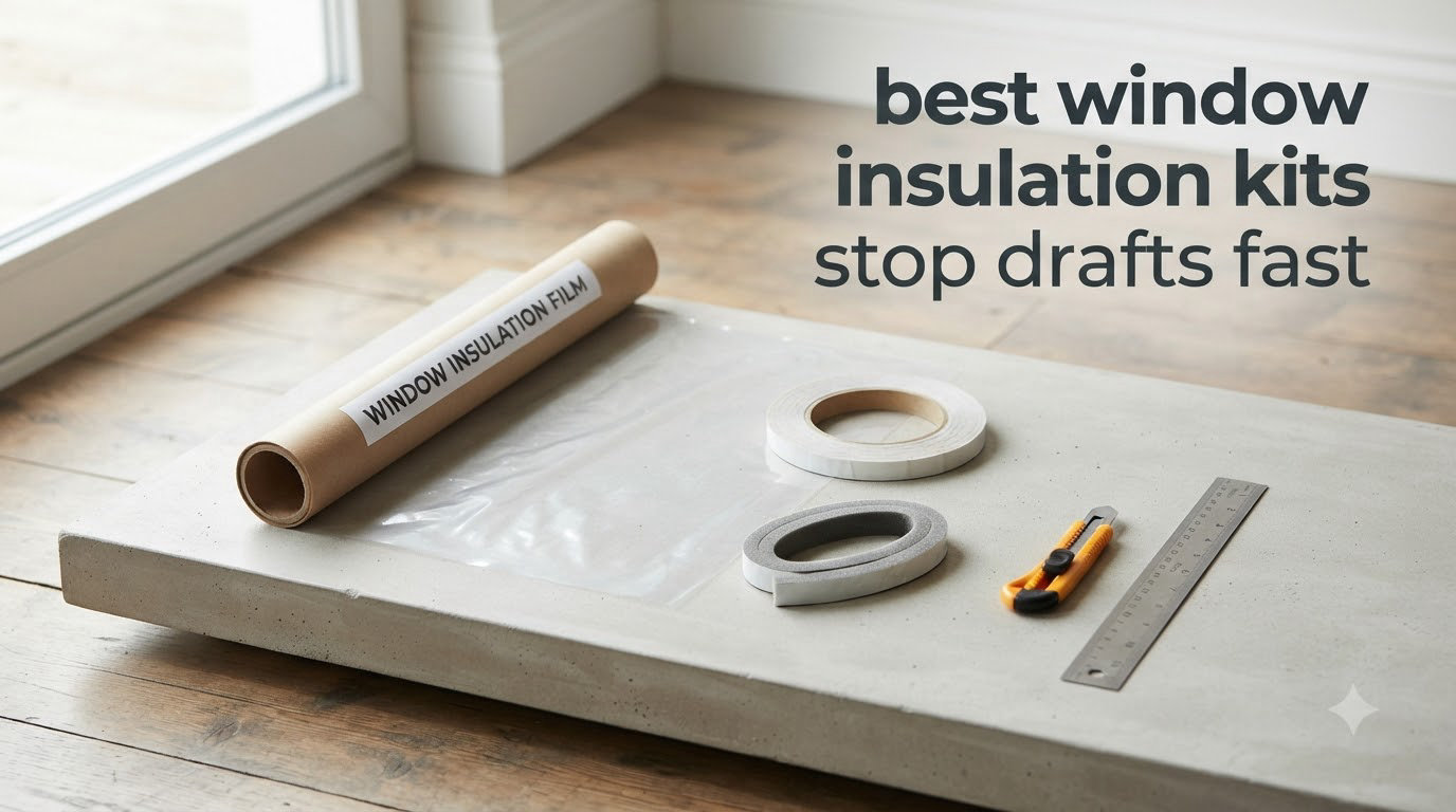 best window insulation kits stop drafts fast
