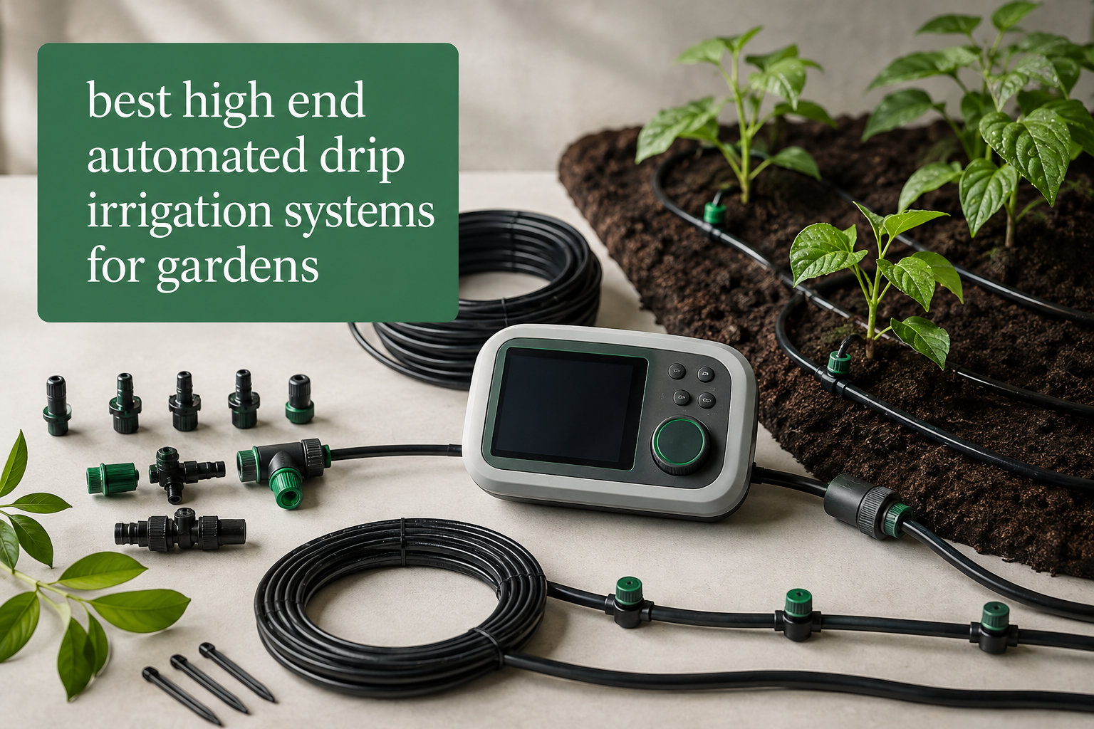 best high end automated drip irrigation systems for gardens