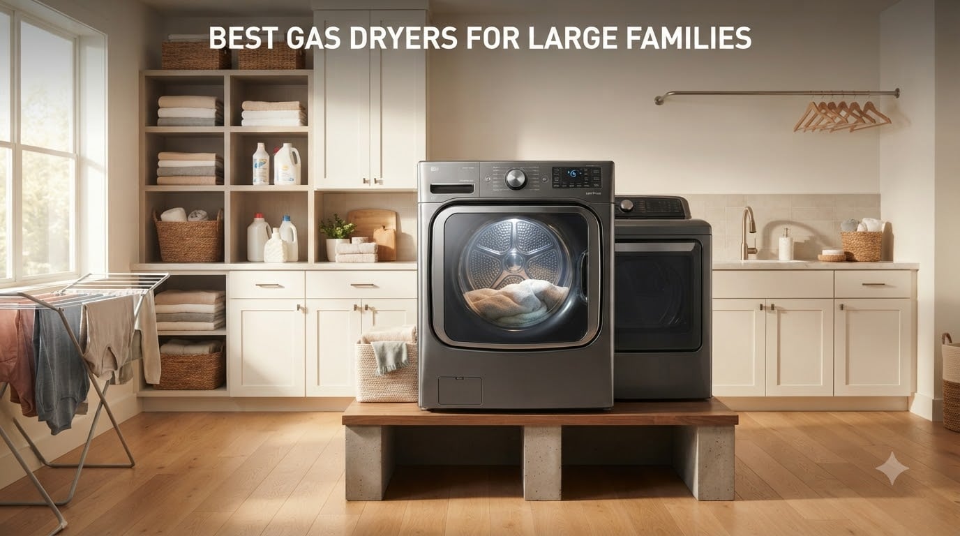 best gas dryers for large families
