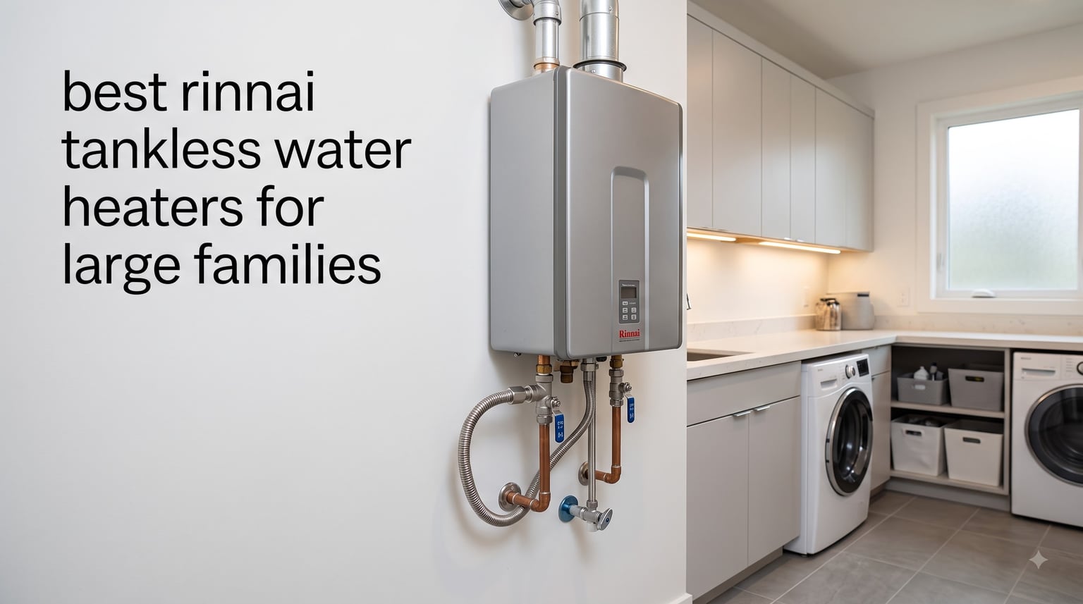 best rinnai tankless water heaters for large families