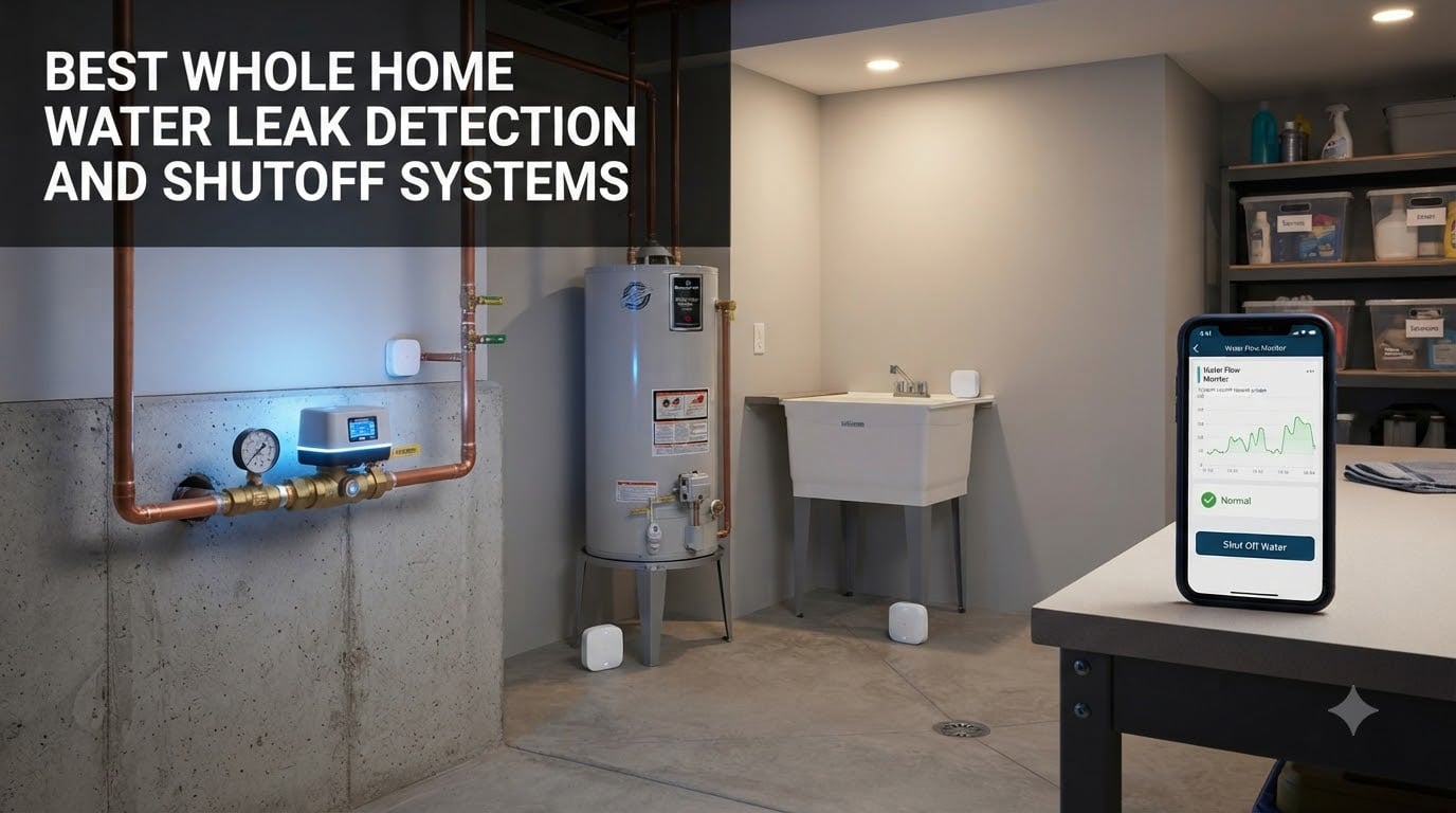 best whole home water leak detection and shutoff systems