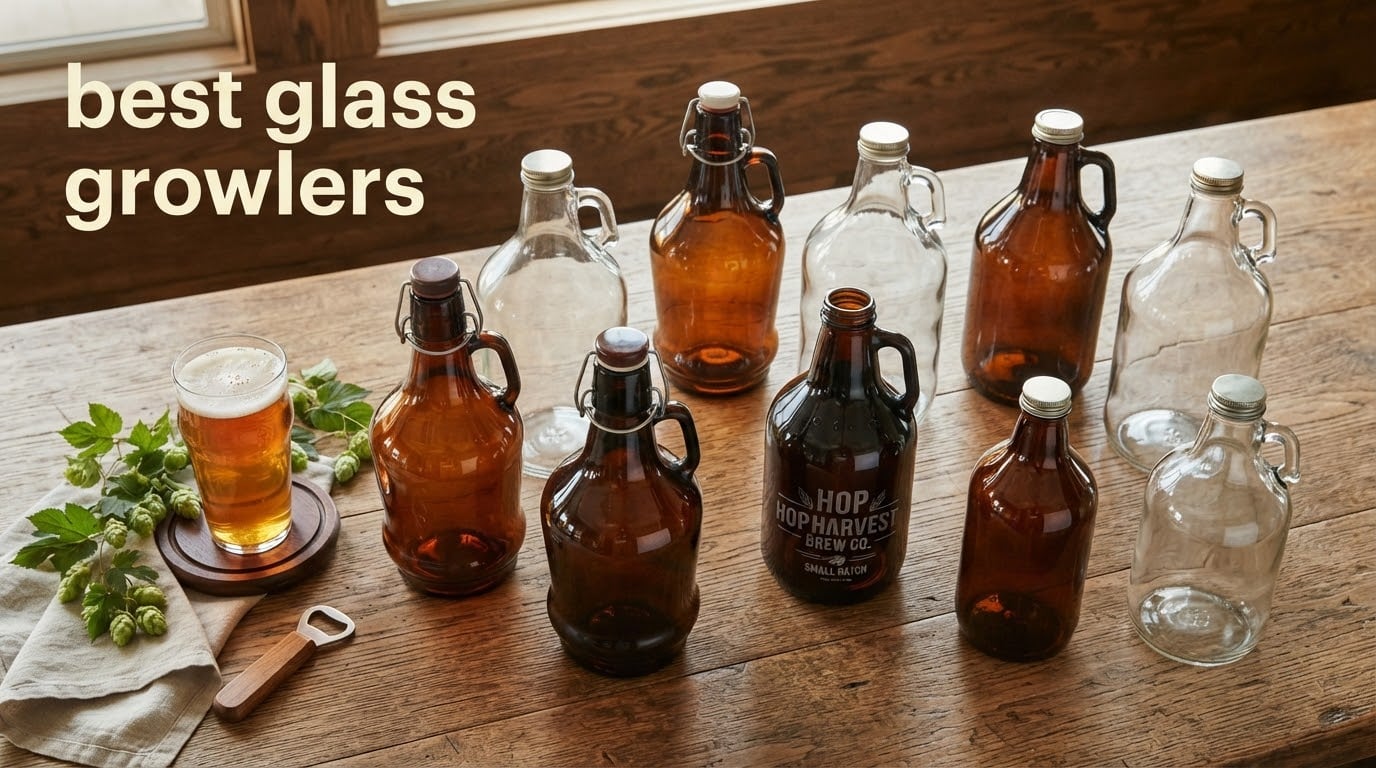 best glass growlers