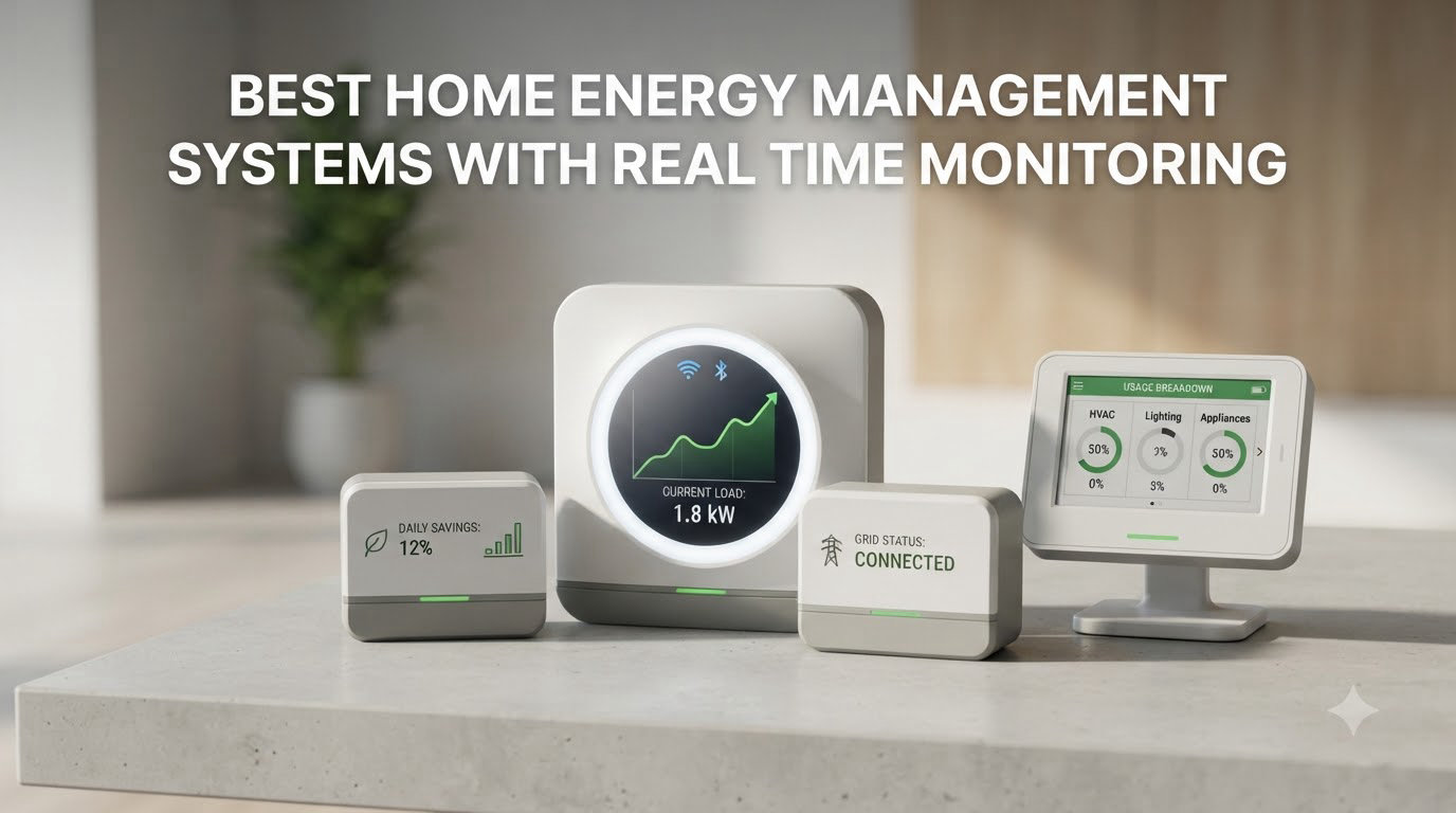 best home energy management systems with real time monitoring