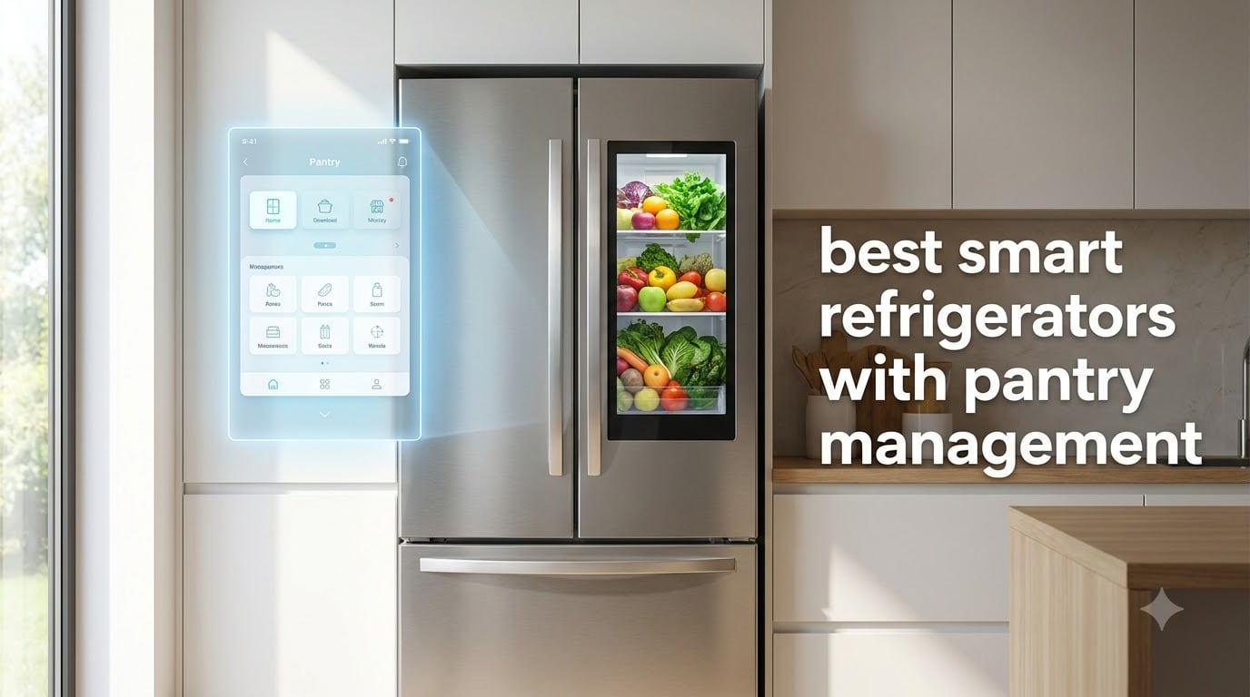 best smart refrigerators with pantry management