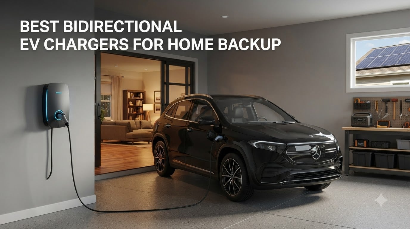 best bidirectional ev chargers for home backup
