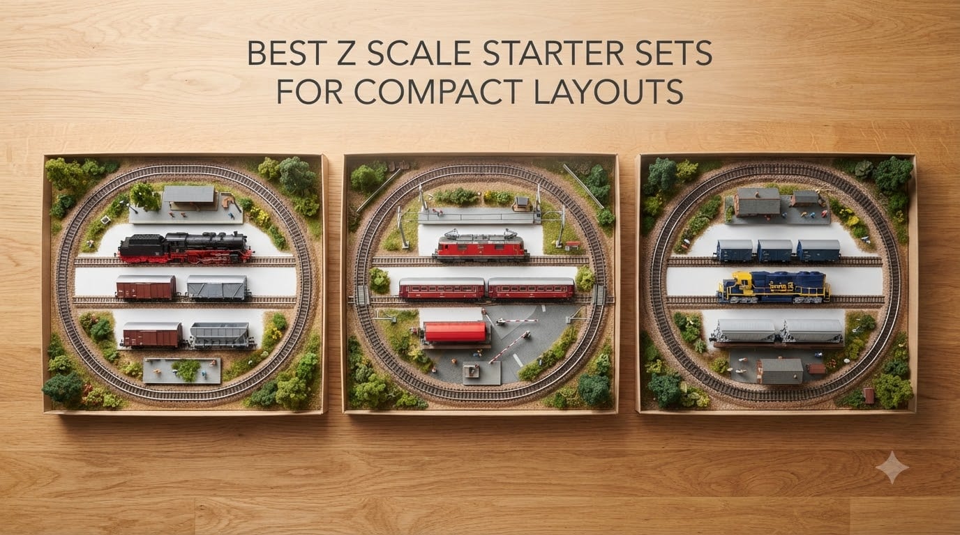 best z scale starter sets for compact layouts