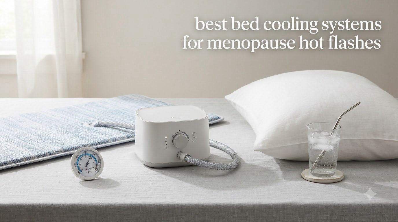 best bed cooling systems for menopause hot flashes