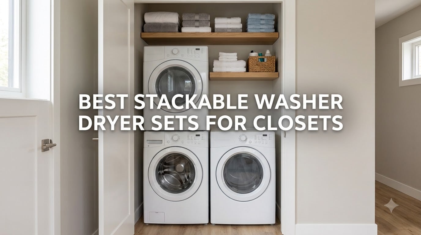 best stackable washer dryer sets for closets