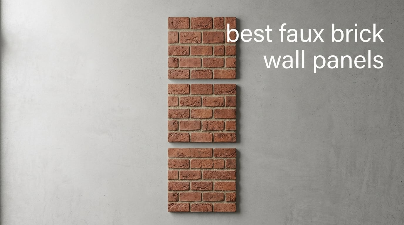best faux brick wall panels