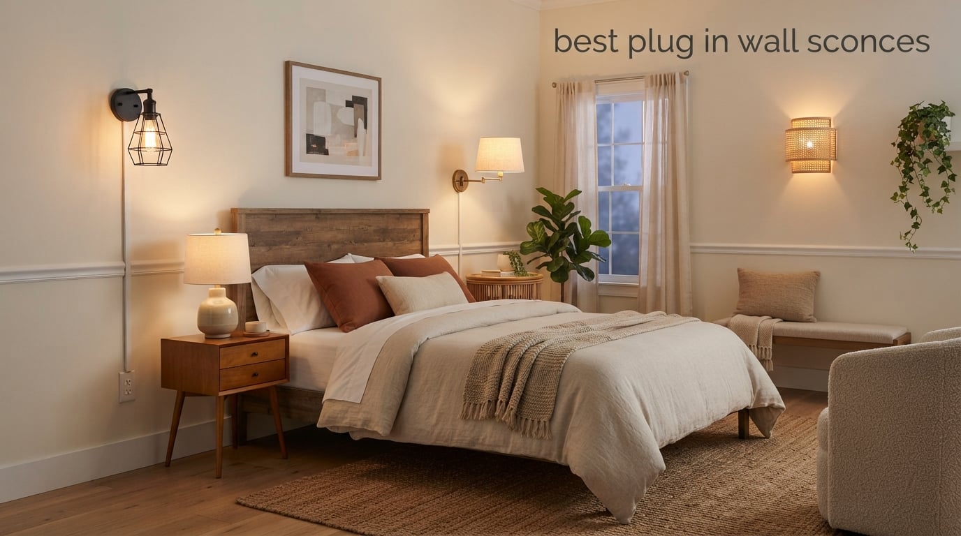 best plug in wall sconces