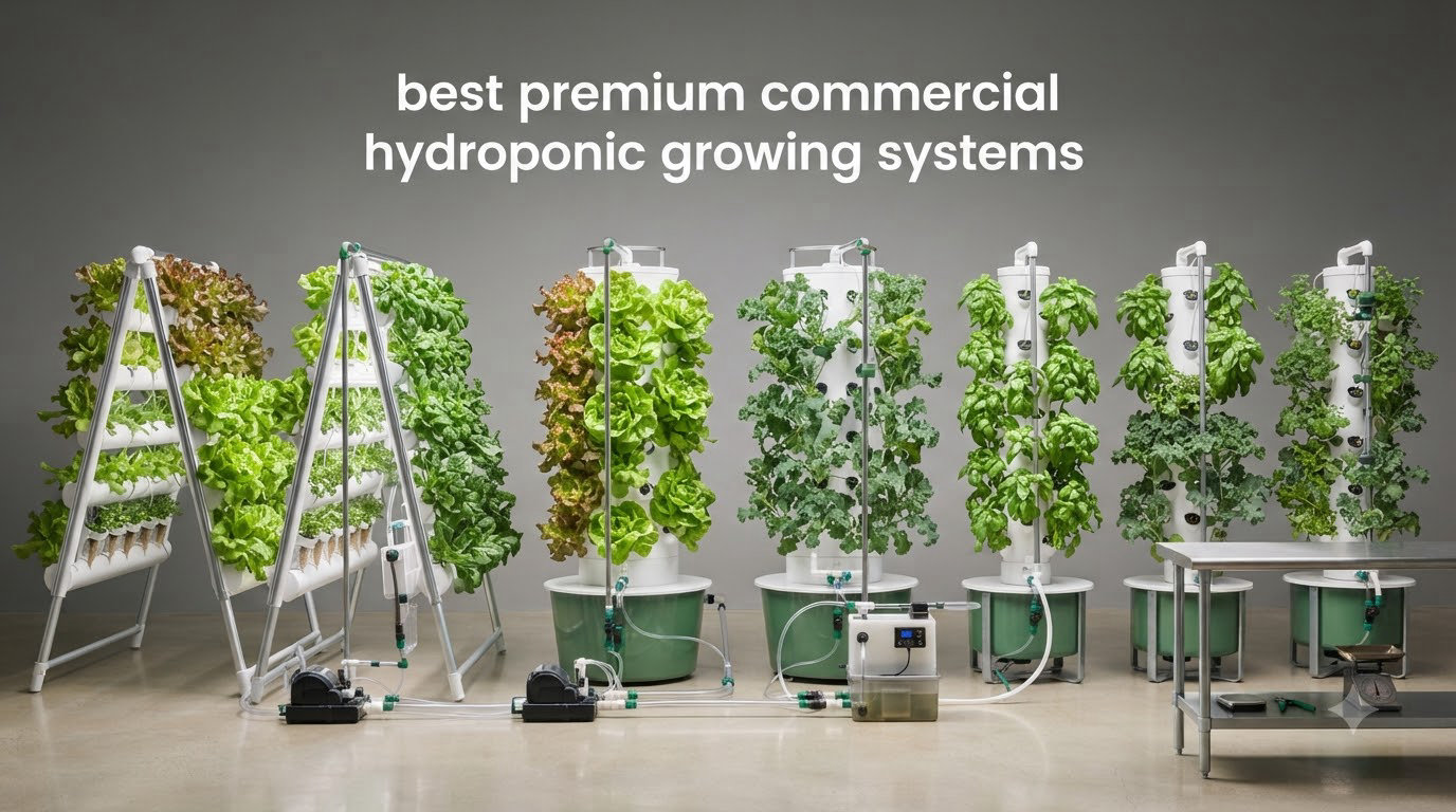 best premium commercial hydroponic growing systems