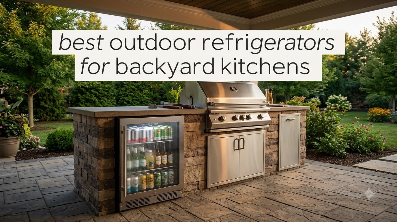 best outdoor refrigerators for backyard kitchens