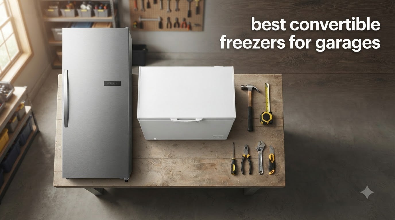 best convertible freezers for garages